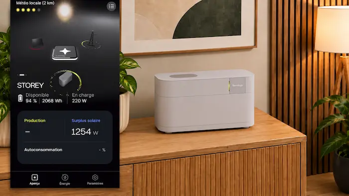 Suivi des flux en temps réel dans l’application de la Sunology Storey