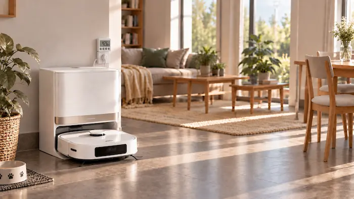 Relevé de la consommation électrique de la station du MOVA V70 Ultra Complete